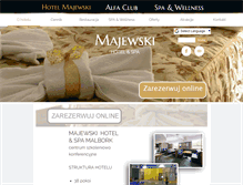 Tablet Screenshot of hotel-majewski.pl